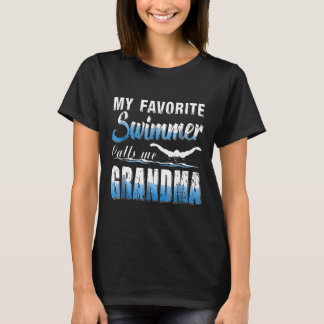 Mein Lieblings-Schwimmer nennt mich Oma, die Schwi T-Shirt