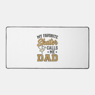 Mein Lieblings-Skater nennt mich Dad Vintage-Shirt Schreibtischunterlage