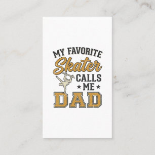 Mein Lieblings-Skater nennt mich Dad Vintage-Shirt Visitenkarte