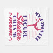 Mein Lieblings-Skater ruft Mama auf Fleecedecke (Vorderseite (Horizontal))