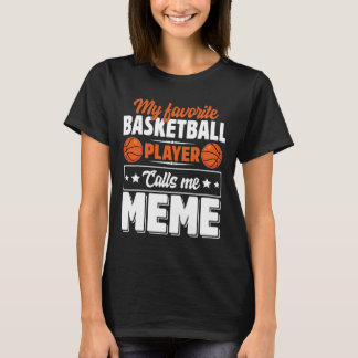 Mein Lieblings-Sketll-Spieler nennt mich Meme Mutt T-Shirt