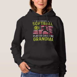mein Lieblings-Softballspieler nennt mich Großmutt Hoodie