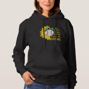 Mein Lieblings-Softballspieler nennt mich Oma Mutt Hoodie