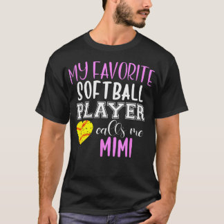 Mein Lieblings-Softballspieler Ruft Mich An T-Shirt