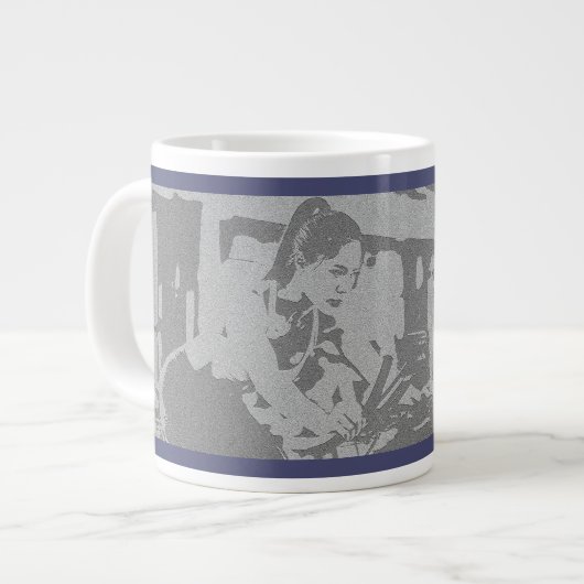 Mein Lieblings-Spinncoach Jumbo-Tasse (Vorderseite Links)