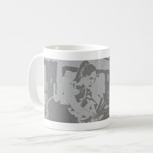 Mein Lieblings-Spinncoach Kaffeetasse (Vorderseite Links)