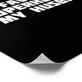 Mein Lieblings-Superheld mein Mann _ Held Heldin Poster (Ecke)