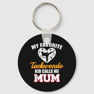 Mein Lieblings-Taekwondo-Kind nennt mich Mum lusti Schlüsselanhänger