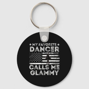 Mein Lieblings-Tänzer nennt mich Glammy Dance Ball Schlüsselanhänger