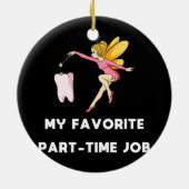 Mein Lieblings-Teilzeit Job Funny Elternhaus Keramik Ornament (Hinten)