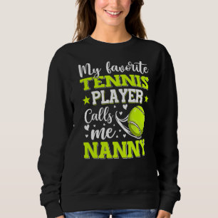 Mein Lieblings-Tennisspieler nennt mich Gruschs Mu Sweatshirt