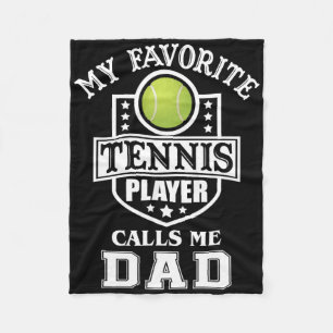 Mein Lieblings-Tennisspieler nennt mich Vater Matc Fleecedecke