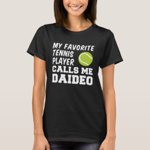Mein Lieblings-Tennisspieler ruft Me Daideo Irish T-Shirt