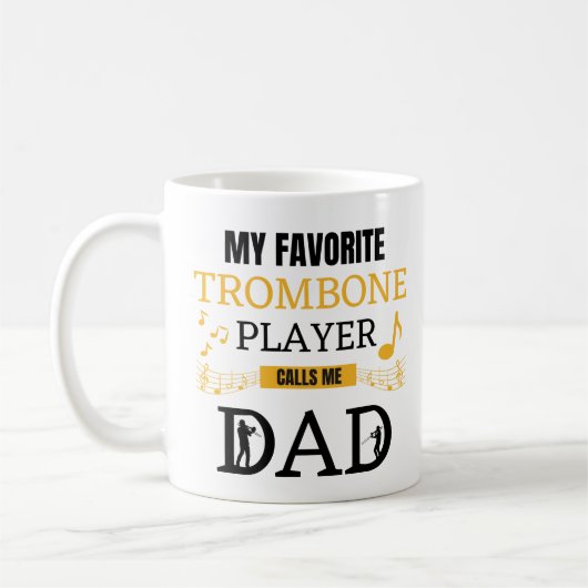 Mein Lieblings-Trombone-Player nennt mich Vater Kaffeetasse (Links)