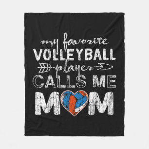 Mein Lieblings-Volleyball-Spieler nennt mich Mama Fleecedecke