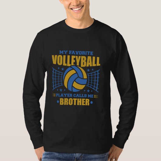 Mein Lieblings-Volleyball-Spieler nennt mich Volle T-Shirt (Vorderseite)