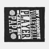 Mein Lieblings-Volleyballspieler ruft mich Papa St Fleecedecke (Vorderseite (Horizontal))