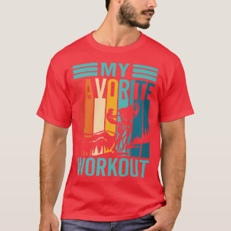 Mein Lieblings-Workout-Motor Schlitten Schneemobil T-Shirt