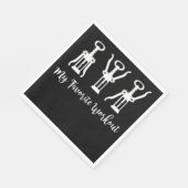 Mein Lieblings-Workout Wein Lover Gefallen an der Serviette (Ecke)