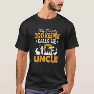 Mein Lieblings-Zoowart nennt mich Onkel-Tiere-Lieb T-Shirt