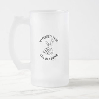 mein Lieblingsanwalt Mattglas Bierglas