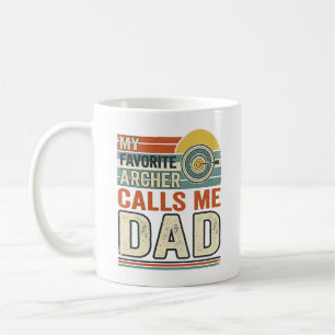 Mein Lieblingsarcher nennt mich Dad Vintage Design Kaffeetasse