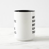 Mein Lieblingsboss hat mir diese Tasse lustig gema (Zentrum)