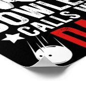 Mein Lieblingsbowler nennt mich Bowling-Vater eine Poster (Ecke)