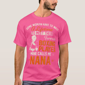 Mein Lieblingsboxer nennt mich Nana Funny Boxe T-Shirt