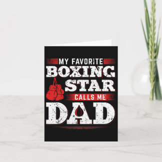 Mein Lieblingsboxstar nennt mich Vater Son Daughte Karte