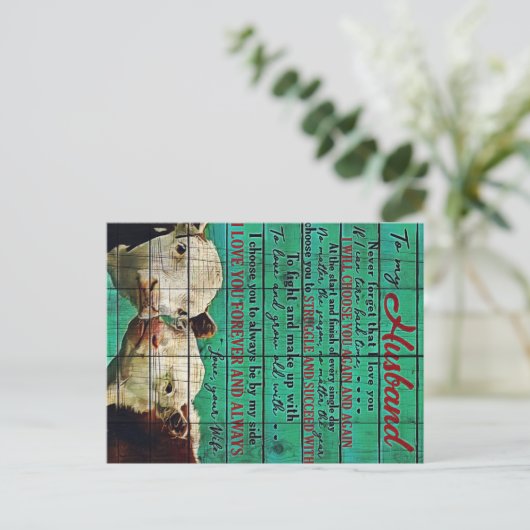 Mein Lieblingsbrief-Geschenk | Schreiben an ihn | Postkarte (Stehend Vorderseite)