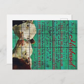 Mein Lieblingsbrief-Geschenk | Schreiben an ihn | Postkarte (Vorne/Hinten)