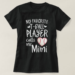 Mein Lieblingsc$t-ball Spieler ruft mich Baseball T-Shirt
