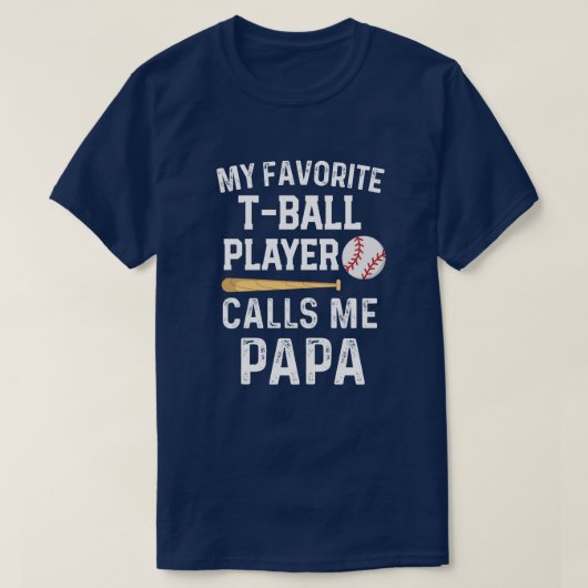 Mein Lieblingsc$t-ballspieler ruft mich T-Shirt (Design vorne)