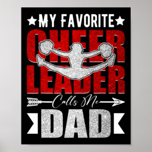 Mein Lieblingscheerleader nennt mich Dad Cheer Dad Poster