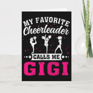 Mein Lieblingscheerleader nennt mich Gigi am Mutte Karte