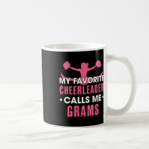 Mein Lieblingscheerleader nennt mich Grams Cheerle Kaffeetasse