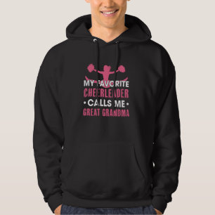 Mein Lieblingscheerleader nennt mich Great Grandma Hoodie