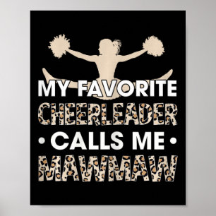 Mein Lieblingscheerleader nennt mich Mawmaw Cheerl Poster