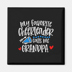 Mein Lieblingscheerleader nennt mich Opa Funny Che Magnet