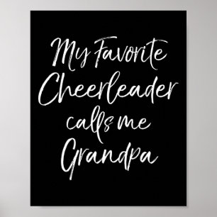 Mein Lieblingscheerleader nennt mich Opa-Gruppe Ch Poster