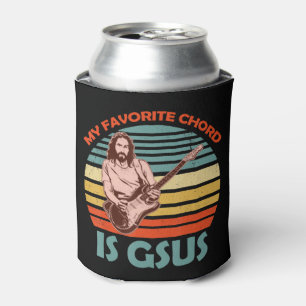 Mein Lieblingschord ist Gsus Jesus Gitarrist Gitar Dosenkühler