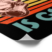 Mein Lieblingschord ist Gsus Jesus Gitarrist Gitar Poster (Ecke)