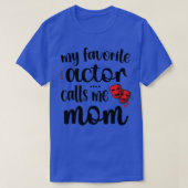 Mein Lieblingsdarsteller nennt mich Mama Theatersc T-Shirt (Design vorne)