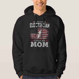 Mein Lieblingselektrischer nennt mich Mama Usa Fla Hoodie