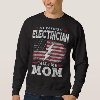 Mein Lieblingselektrischer nennt mich Mama Usa Fla Sweatshirt