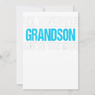 Mein Lieblingsenkel hat mir dieses Familiengeschen Feiertagskarte