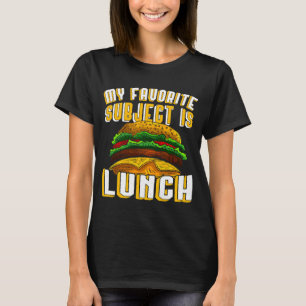 Mein Lieblingsessen ist ein großer saftiger Burger T-Shirt