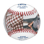 Mein Lieblingsfang Paar-Jubiläum 2 Foto Baseball (Vorderseite)