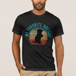 mein Lieblingsfeiertag groundhog day  T-Shirt